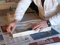 fase lavorazione cartapesta